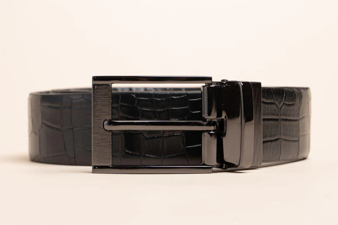 LOGO LEATHER BELT A1259 BKA - Image 5