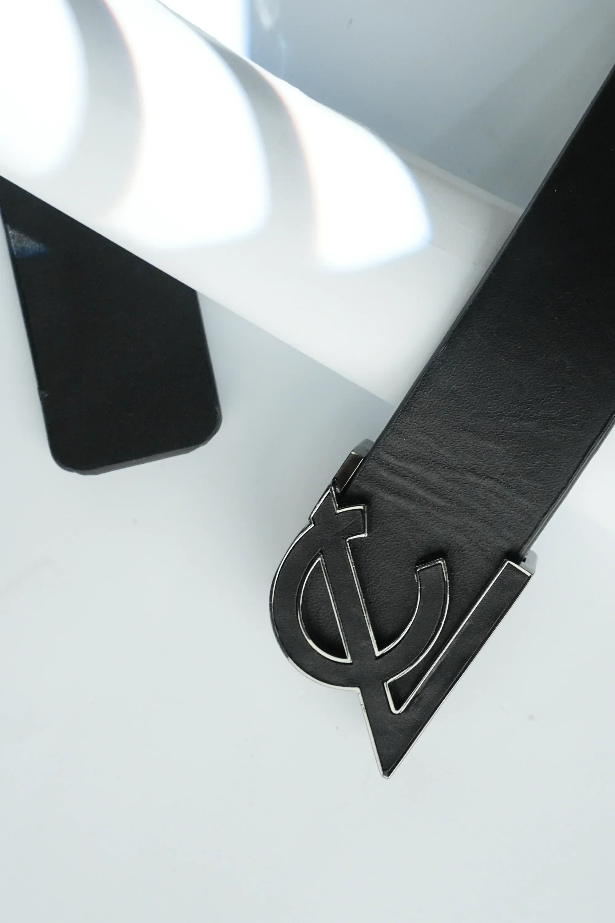 LEATHER BELT A1349 BKA - Image 2
