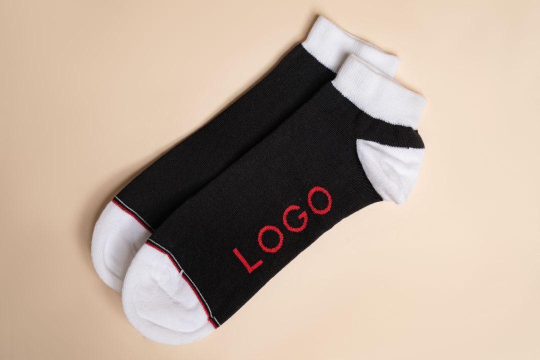 LOGO MENS ANKLE COTTON SOCKS (PACK OF 2) - Image 4
