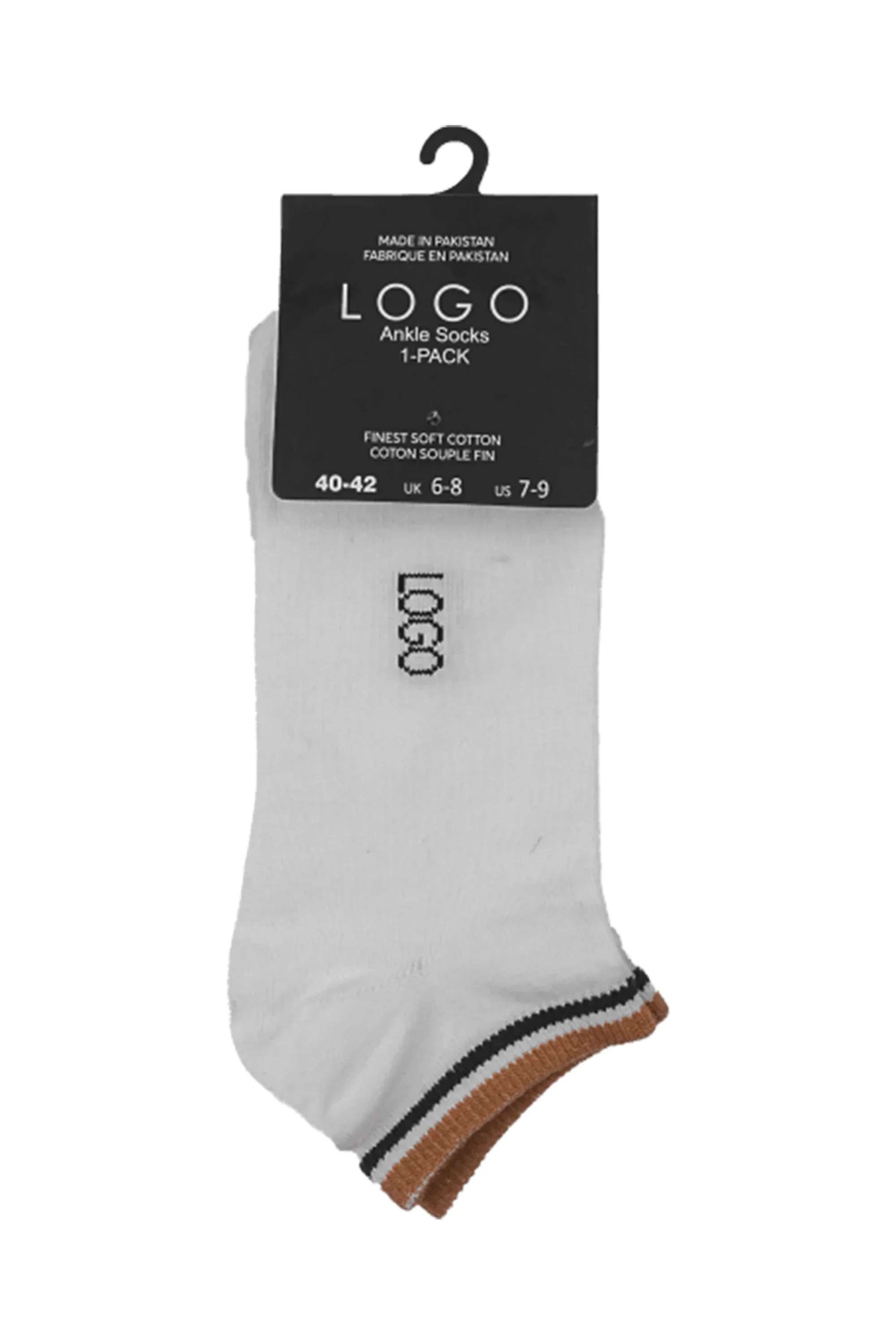 MENS ANKLE COTTON SOCKS (PACK OF 1) - Image 2